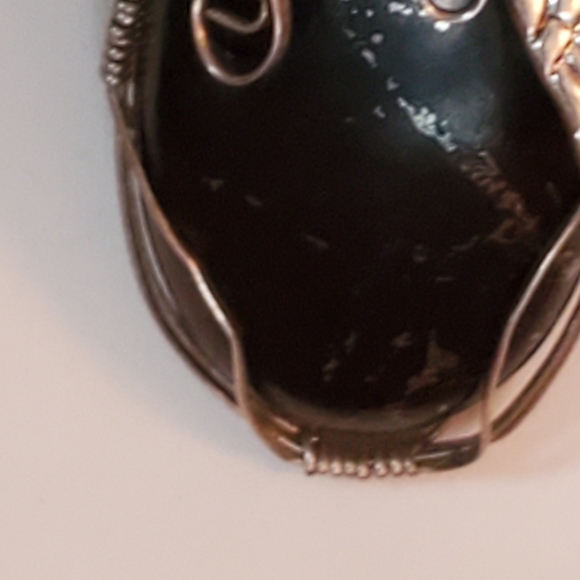 Elite Noble Shungite Wire Wrapped Necklace w Feather Charm - Picture 8 of 9